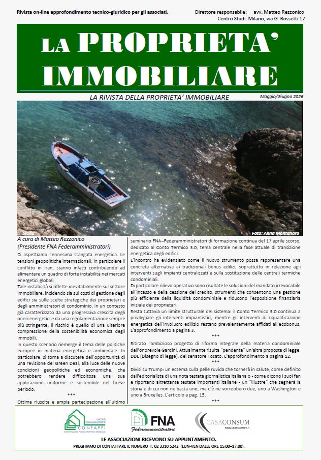 LA PROPRIETA' IMMOBILIARE